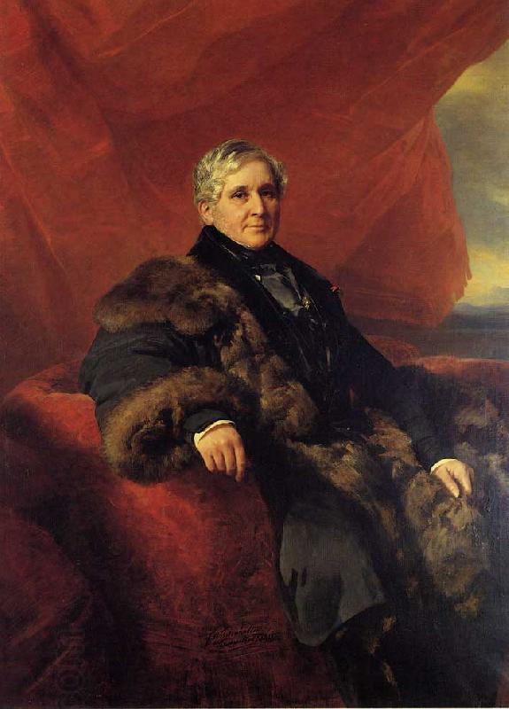 Franz Xaver Winterhalter Charles-Jerome, Comte Pozzo di Borgo oil painting picture